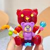 Keeppley New Crayon Shinchan Building Block Cartoon Toy Crocodile Mountain Desktop Ornament Collection Children'S Puzzle Gift
