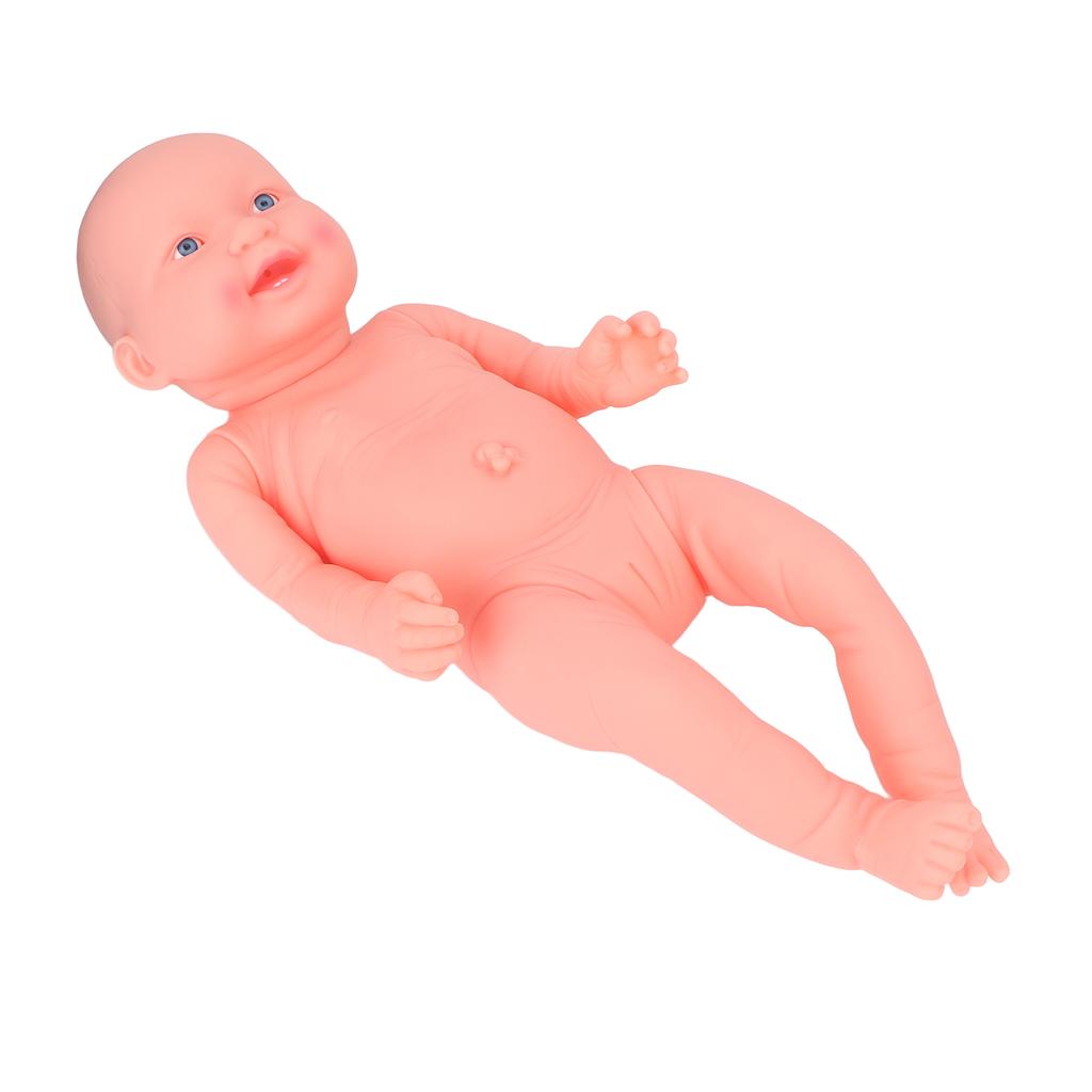 Weiche Babypuppe Baby Mädchen Anatomisch korrekt Stilltraining Weit verbreitet Hohe Simulation Weichplastik Baby Mädchen Puppe