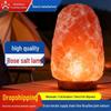 Himalayan Salt Rock Night Light - Natural Mineral Powder Bedside Lamp
