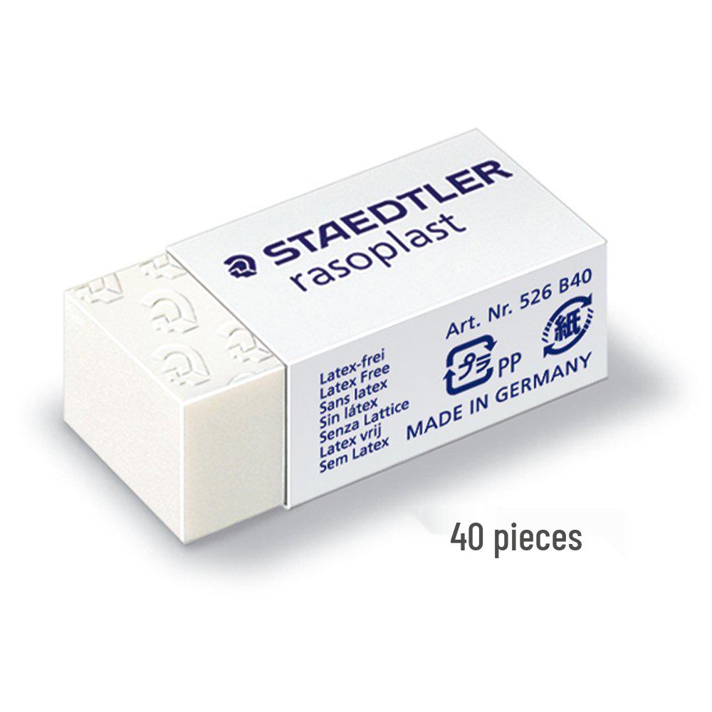 STAEDTLER 526 B40 Professional Pencil Eraser for Drawing and Sketching