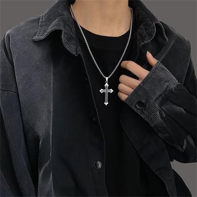 , Unisex, Modern , Retro Street , Anhängerdesign, Modische Halskette für Paare.