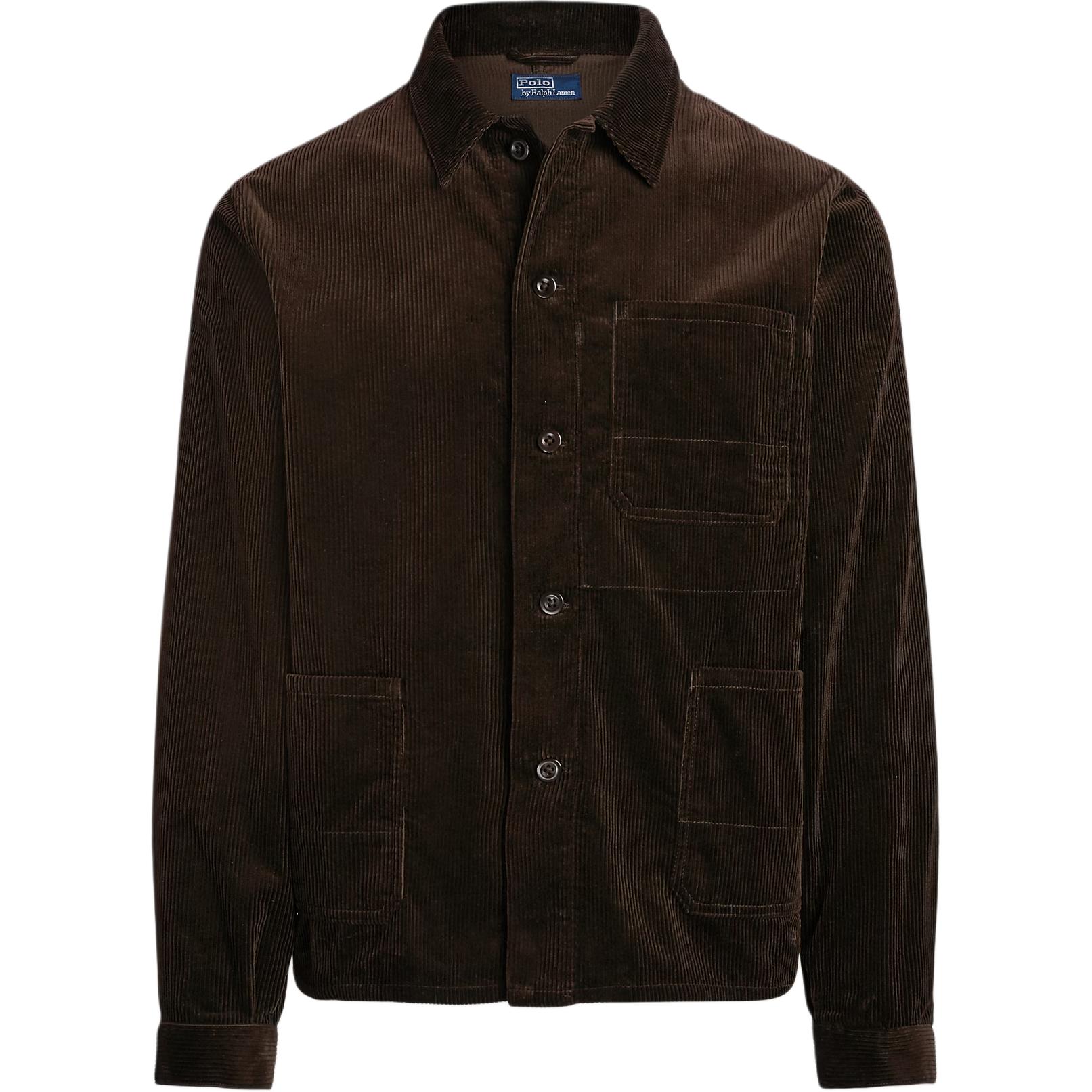 

Polo Ralph Lauren Хлопковая вельветовая рабочая куртка прямого кроя с отложным воротником Мужские куртки 710979448-002 L