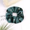 Velvet Nail Pearl Scrunchie Women Elastic Hair Rubber Bands Accessories Gum For Women Girls Ties Hair Ring Rope Ponytail Holder