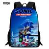 Sonic Schoolbag Large Capacity Multi-Function Spine Protection To Reduce The Burden Of Student Party Essential Comfortable Schoolbag