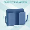 Multifunctional Wall Mounted Phone Plug Holder With Storage Hooks Home Sundries Organizer Adhesive Remote Control Brackets Racks