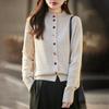 2026 Colorful Women's Slimming Knit Button Cardigan, Plus Size Autumn/Winter Sweater Coat