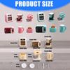 11Pcs Miniature Dollhouses Kitchen Appliances Set Realistic ABS Toy Accessories For Kids Pretend Play