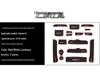 21 Roewe I5 Cup Holder and Door Slot Mat for Interior Decoration