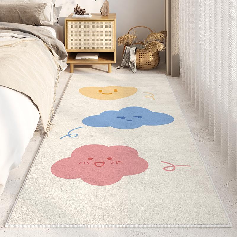 Cartoon Boby Bedroom Decor Bedside Carpet Fluffy Soft Plush Floor Mat Nordic Style Carpets for Living Room Thicken Anti-slip Rug