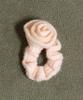 Melly&Rose Rose Corsage Knit Scrunchie (310541)_Cream