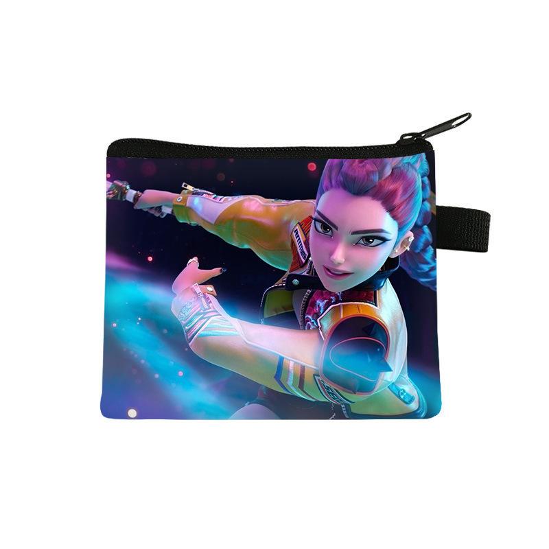 Witch Hunters Change Bag Coin Storage Bag Wallet Short Portable Key Card Bag Cartoon Bag