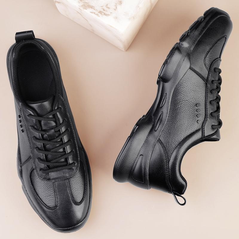Men Casual Shoes Comfortable NonSlip LaceUp Black Suitable for Daily Wear and Various Occasions High Quality Material for Durability