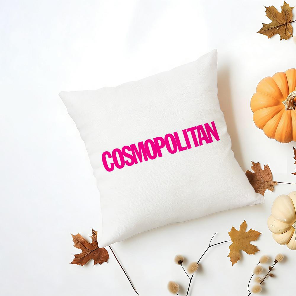 Cosmopolitanes Cushion Cover Iceland Washable Linen Soft  for Daily Sofa Bed Home Room Decor