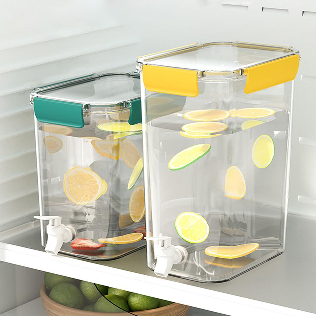 Refrigerator Cold Water Kettle with Faucet Large Capacity Jug Fridge Cold Water Container for Home Kitchen