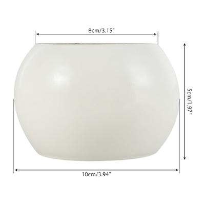 4 Stück Massivholz Möbelbeine Runde Form Brötchenfüße Ersatz 5cm Hoch Sofabeine 10 x 5cm Möbelfüße für Sofa Couch