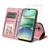 For Xiaomi Redmi A5 4G (171.7*77.8*8.3mm) PU Leather Wallet Case ENKAY HAT PRINCE Phone Stand Cover with Tempered Glass
