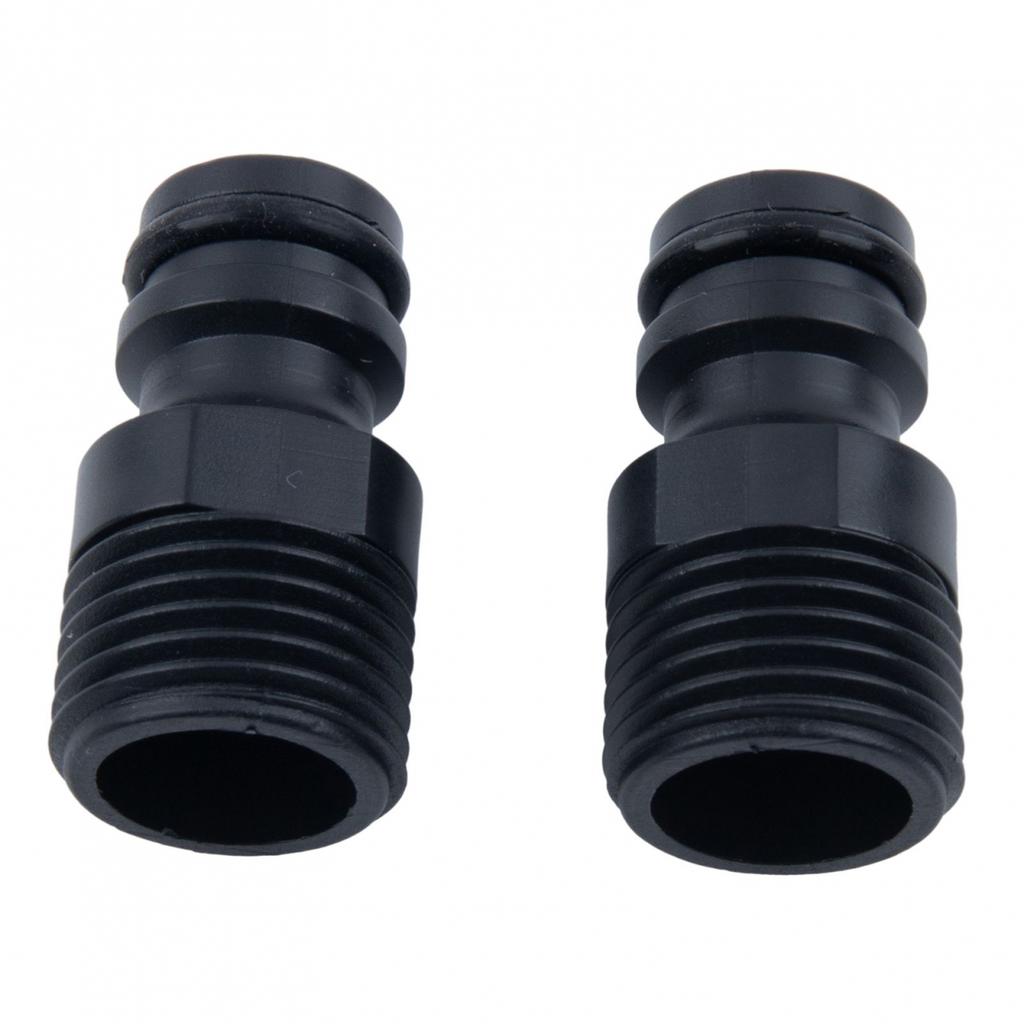 2pcs-1/2 Inch Nipple Pipe Connector Tap Adaptor For Water Hose Quick-Coupler