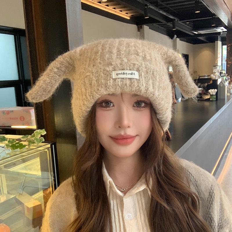 Neue Mode Wolle Wolle niedliche Tentakel lustig warm großer Kopfumfang kalte Mütze Herbst und Winter Wolle Strickmütze