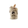 1PC Halloween Decorations Gothic Skull Ghost Candle Resin Figurine, Halloween Statue for Indoor Haunted House Halloween Party Decoration