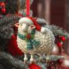 Acrylic Animal World Christmas Day Party Pendant Christmas Tree Decoration Flat Pendant