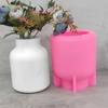 Silicone Flowerpot Mold Succulent Plants Cement Vase Resin Epoxy Mold Large Vase Gypsum Concrete Mold Handmade Craft