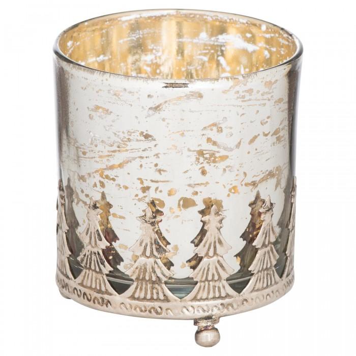 Hill Interiors The Lustre Collection Christmas Candle Holder