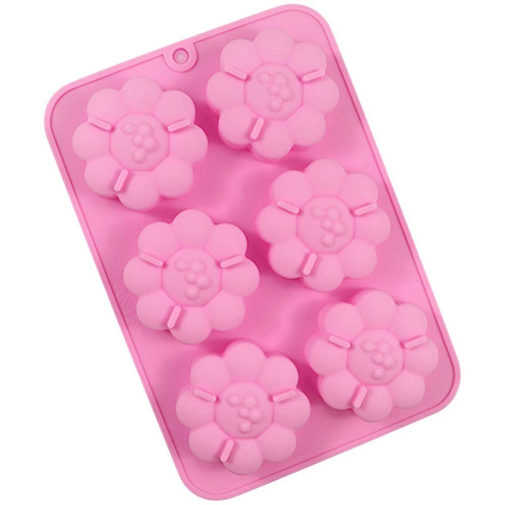 

Silicone Cake Mold 6 Cavity Baking Mold New Cake Tools