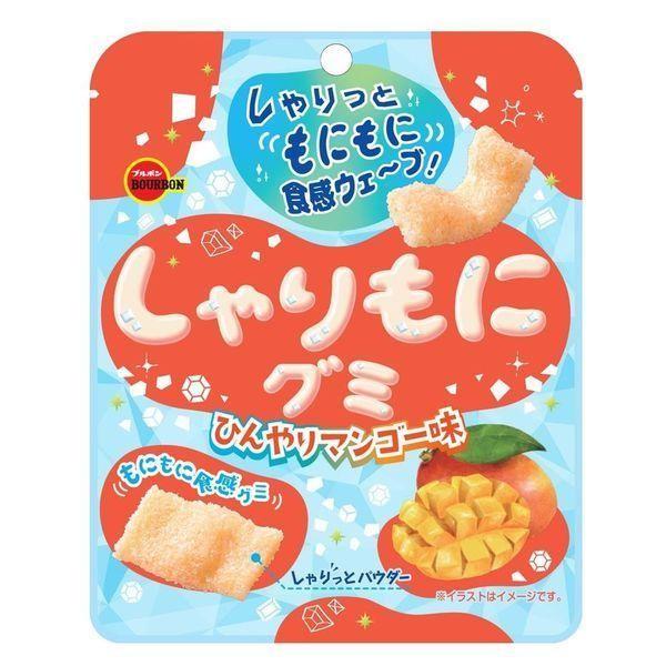Japan BOURBON Sharimoni Gummies Refreshing Mango Flavor 57g