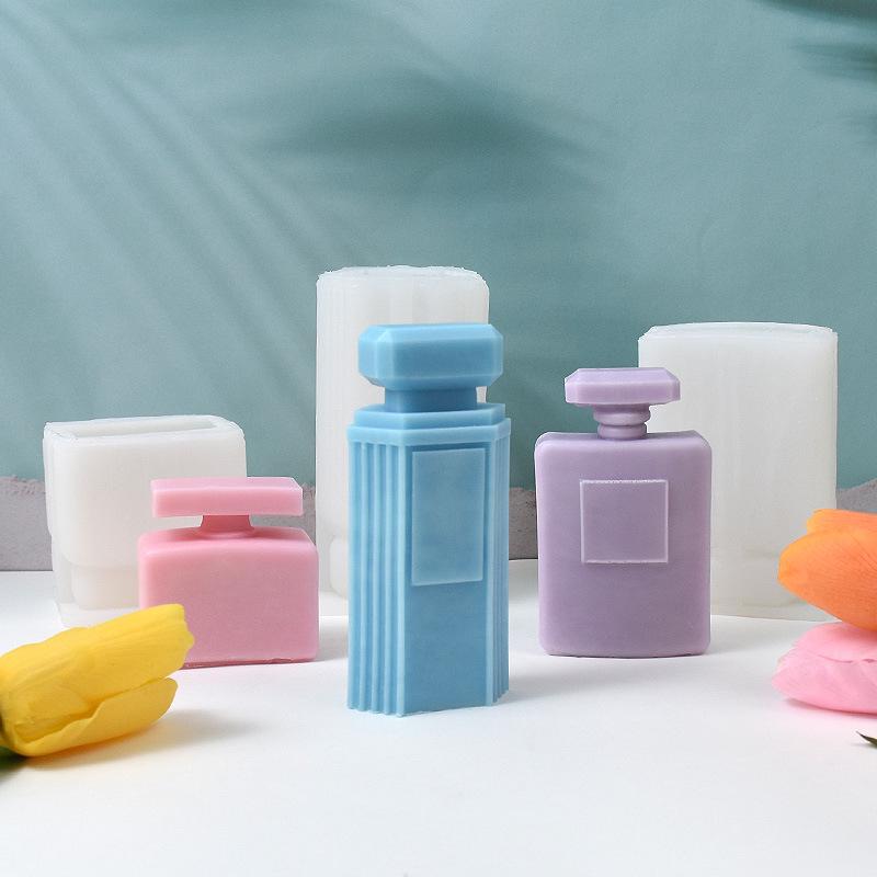 3D Silicone Mold for Perfume Bottle-Shaped Aroma Diffuser & Candle Ornament