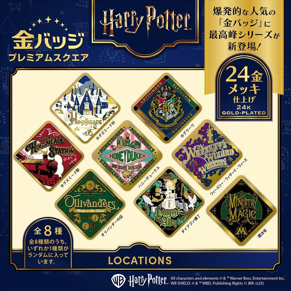 Gold Badge Premium Square Harry Potter/Locations 8-Piece Box