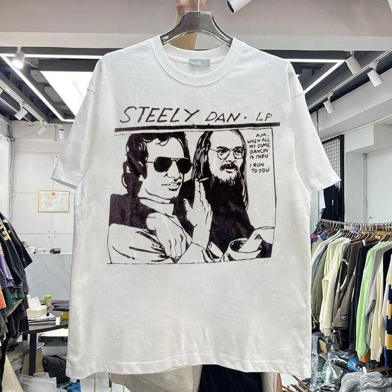 

90s Steely Dan Graphic White Short sleeve Unisex S-5XL Unisex T-Shirt L