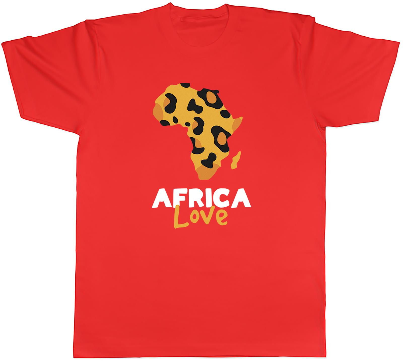 Africa Love Big Cat Leopard Spots Unisexs TShirt Tee Gift Top S