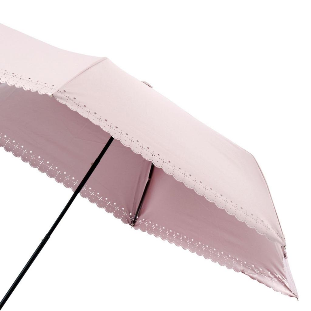 Moonbat Folding Parasol for Suitable for both sunny and rainy UV and heat Pearl Heat Pink [Esta] Women, days, shielding, Lamination, Cut,