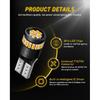 4 CANBUS 194 2825 Interior Marker Parking LED Light Bulb AMBER For Mercedes E