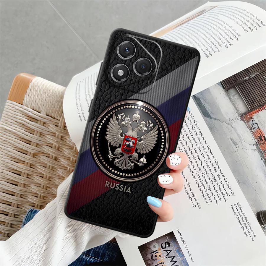 

Case for Honor 90 Lite 70 8X X9c X8 X9 X9a X7 X7a Soft Back Phone Cover Russia Russian Flags Honor 90 Lite
