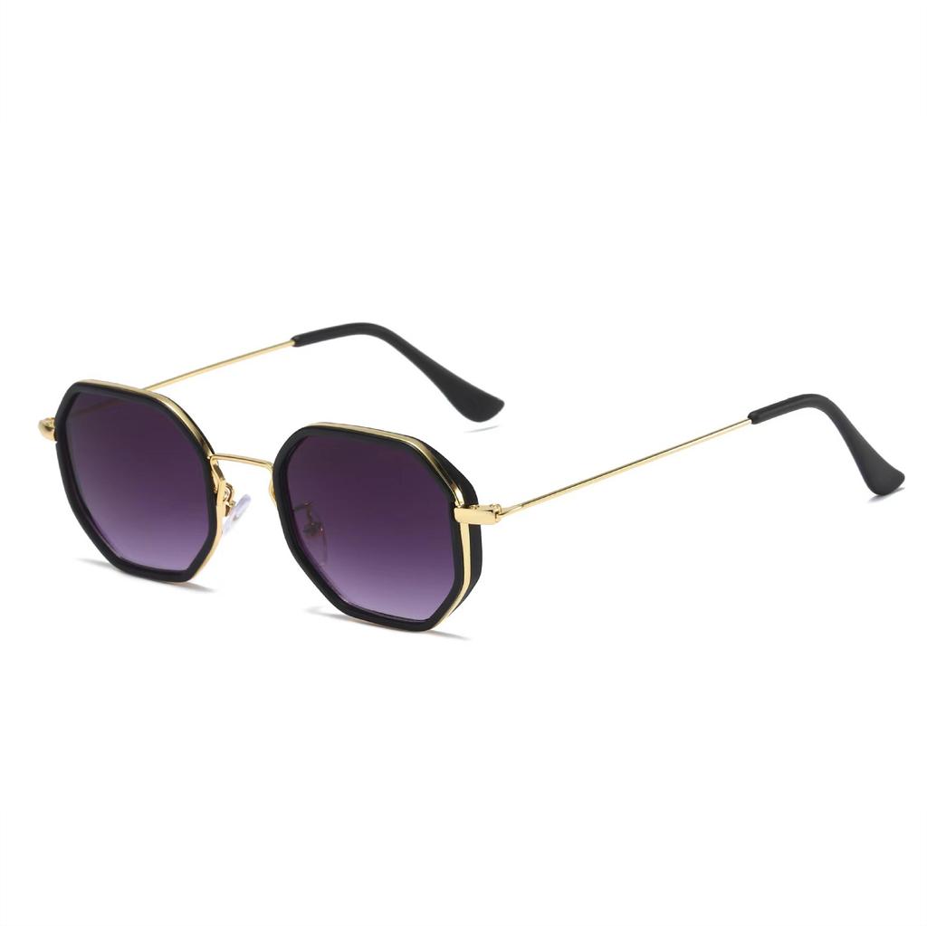 Geometric Polygon Metal Sunglasses for Men - Casual Retro Classic Elegant Simplistic Fashion Eyewear Outdoor Fishing,Vacation, & Driving