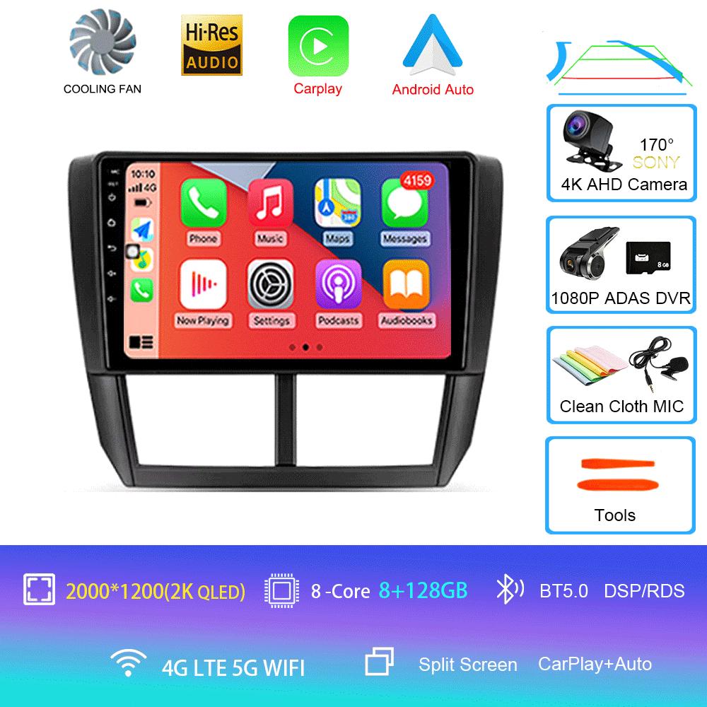 Android 14 Car Radio For Subaru Forester 3 SH 2007 - 2013 Multimedia Video Player Navigation Stereo GPS No 2din 2 Din Dvd
