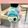 Adorable Unisex Kindergarten Backpack Cute Kids Double Shoulder Bag For School Use