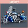 Police Motorcycle Patrol Children Inertia Toy Car With Sound And Light Functions