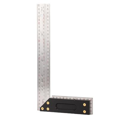 Accuracy Square 300mm Stainless Steel Multifunctional Angle Marker for Woodworking Construction