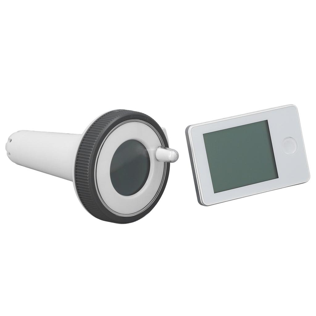 Wireless Solar Pool Temperature Meter High Accuracy IPX8 Waterproof LCD Display Digital Floating Temperature Detector