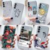 Einfache Hülle mit Bärenmuster für Samsung Galaxy S23, S24, FE Plus, Ultra und S24+ – Handyhülle mit niedlichem Blumenmuster, transparent und stoßfest