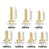 530pcs M2 Self-Tapping Screws Combo Kit With Locknuts And Wood Screws - Perfect For DIY Projects And Professional Use