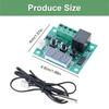 W1209 DC12V Digital Temperature Controller Module With Waterproof Sensoring For Precise Heating And Cooling Control