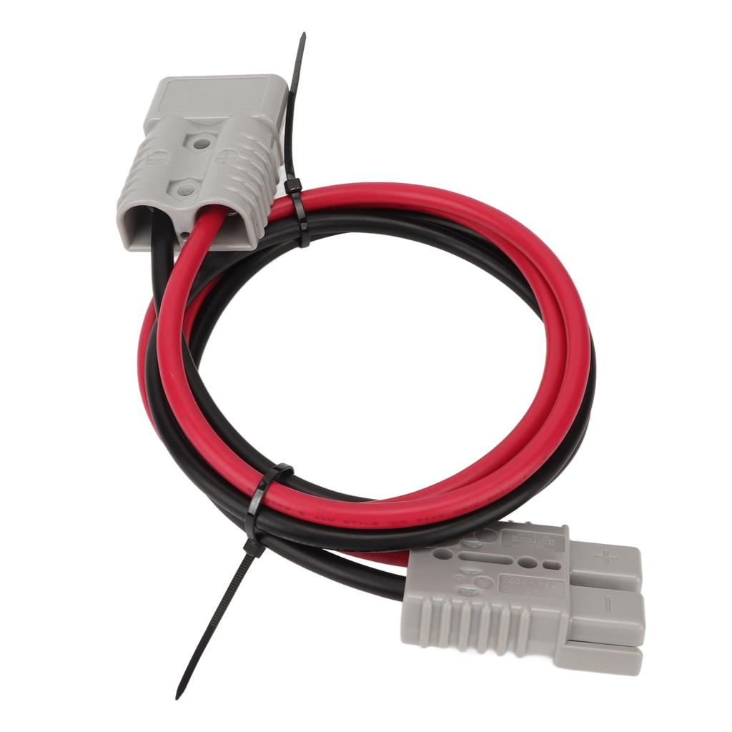 Battery Adapter Cable 6AWG Battery Power Connector 600V 175A 120cm/3.94ft for Automotive