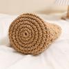 Cute Korean Style Hollow Out Knitted Weave Bag Braided Solid Color Knitted Shoulder Bag Handbag Vacation Style Beach Bag Daily