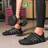 Tênis de Treino Descalço para Academia Homens Mulheres Respiráveis Elásticos Sapatos de Exercício Yoga Antiderrapantes Tênis Casuais para Agachamento Profundo
