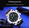 Sanda Tactical Luminous Waterproof Mountaineering Watch for Men - Multifunctional and Sporty
