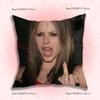 Singer A-Avril R-Ramona Pillow Covers Cartoon Sofa Decorative Home Double-sided Printing Short Plush Cute Cushion Cover