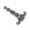 Sturdy Zinc Alloy T Hinges Set of 4 Decorative Hardware for Various Uses